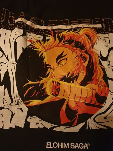 Customer photo review of Rengoku Kyojuro - Graphic Tee