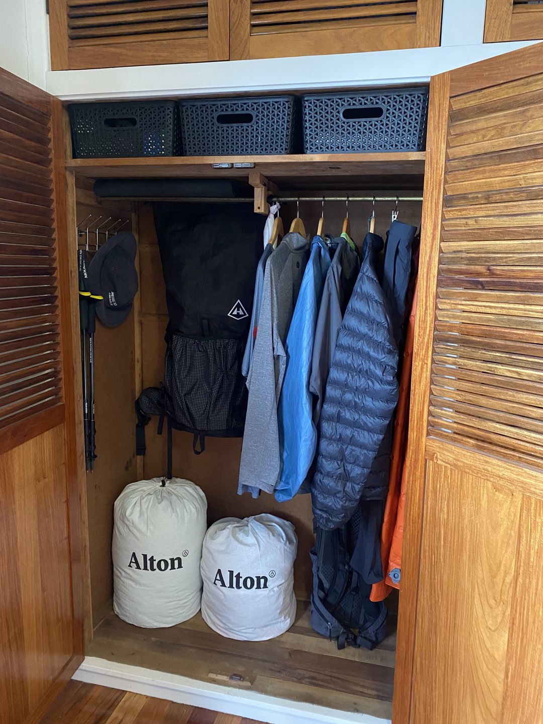 Customer photo review of Down Storage Sack