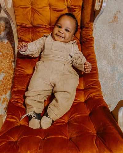Customer photo review of Large Rocker Pillow - Burnt Orange