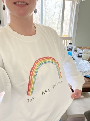 Customer photo review of You Are Enough (Rainbow)