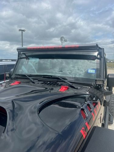 Customer photo review of Wrangler Light Bar Insert