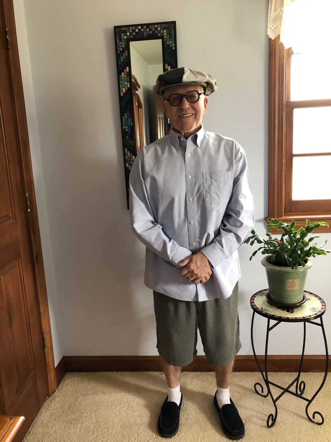 Customer photo review of Eight Piece Cap Patchwork Tweed