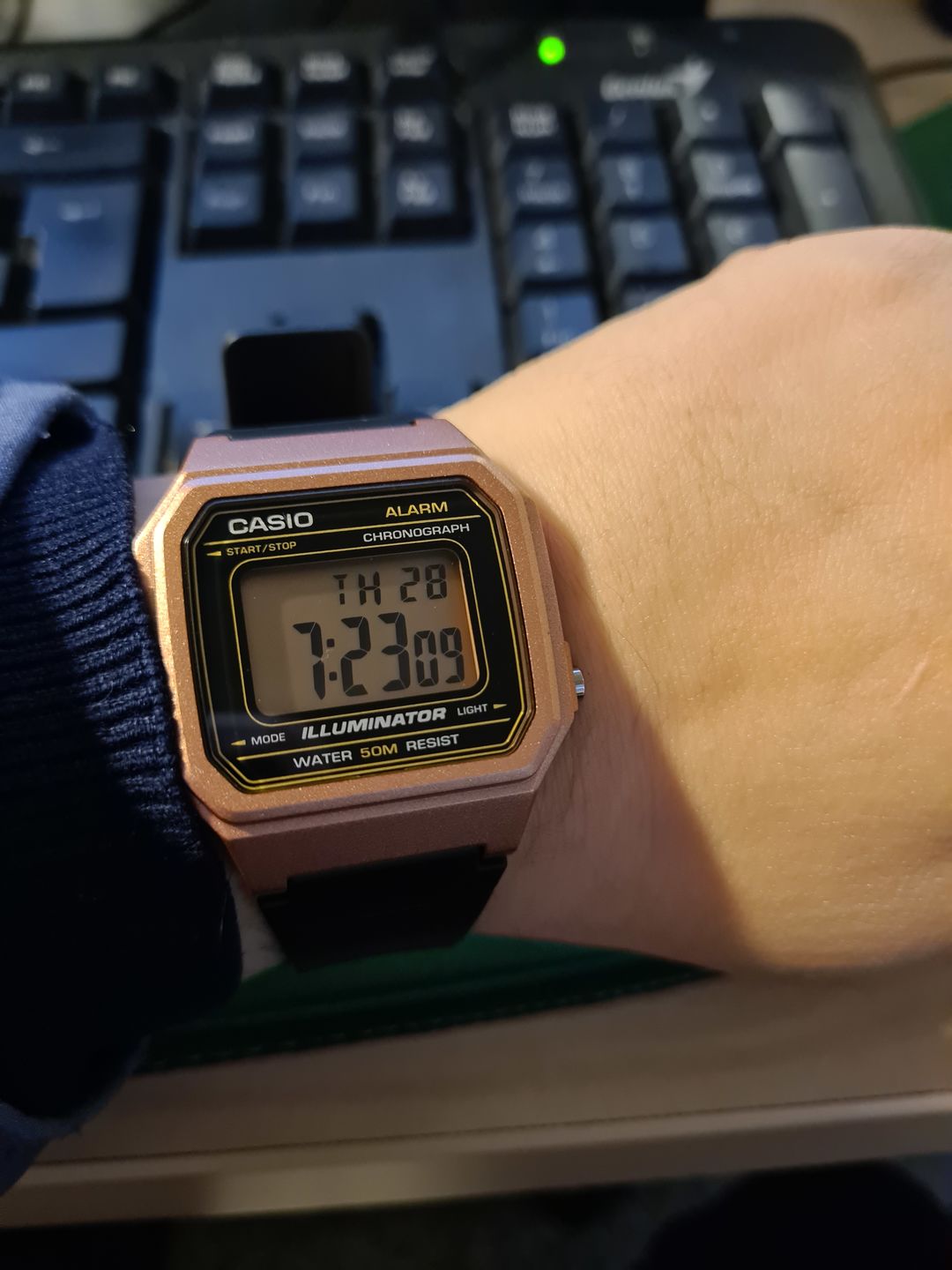 Customer photo review of Reloj Casio Vintage W-217HM-5AVDF Rosado