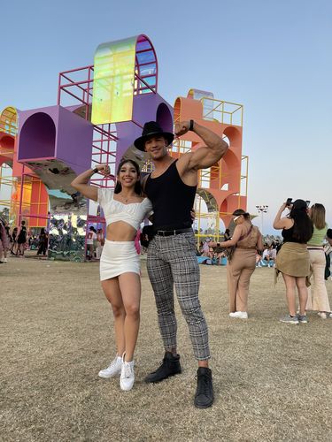 Customer photo review of Shell Corp Commissioner Trousers - Grey