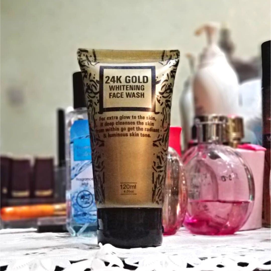 Customer photo review of 24K GOLD – BEST WHITENING FACE WASH