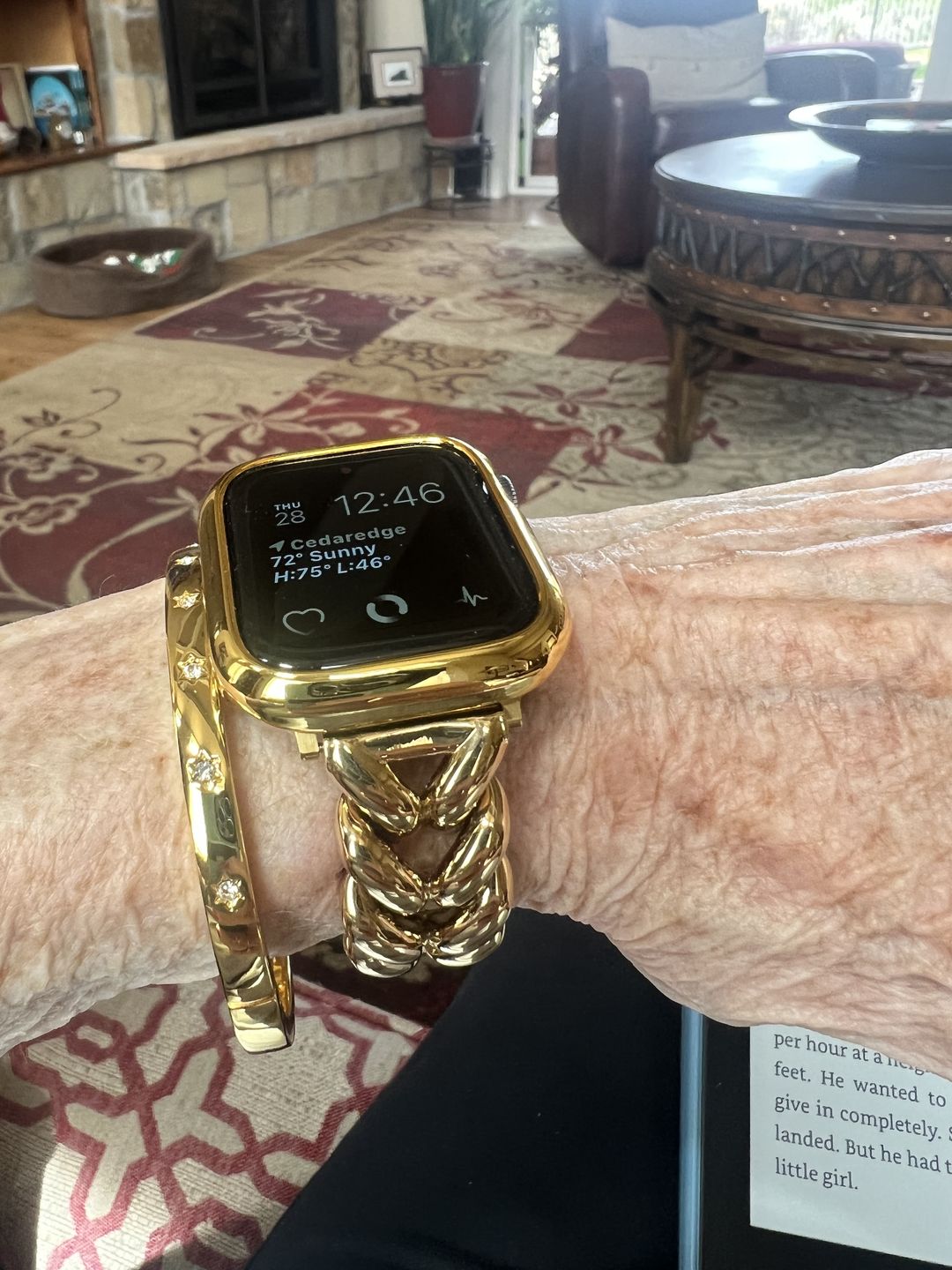 Customer photo review of Herringbone Band for the Apple Watch