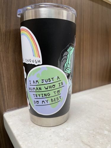 Customer photo review of I Am Just A Human Who Is Trying To Do My Best