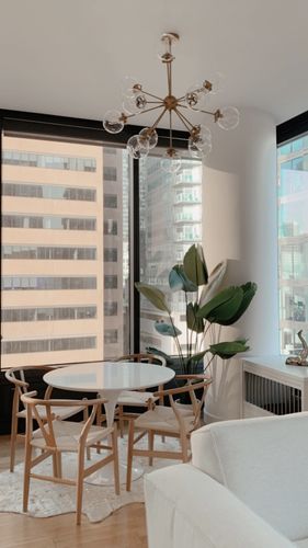 Customer photo review of 12-Light Modern Sphere Sputnik Chandelier