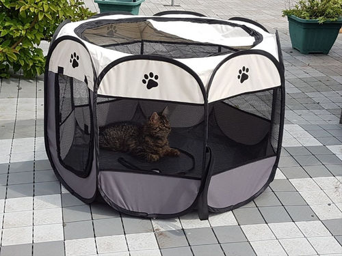 Customer photo review of Hordozható Kutya és Kisállat járóka, Kennel