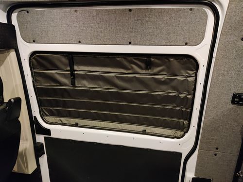 Customer photo review of Promaster - Slider Door Shade