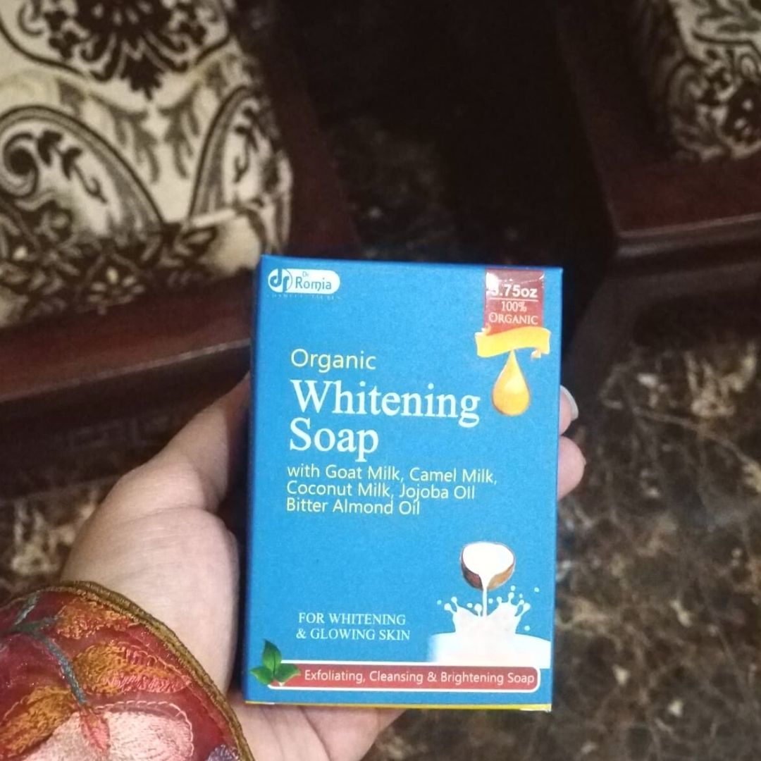 Customer photo review of Organic Whitening Soap