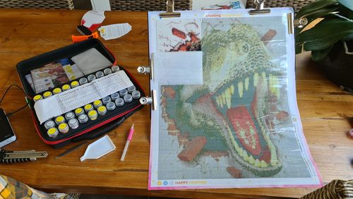 Customer photo review of Cartoon Dino