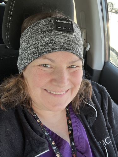 Customer photo review of CozyBand Wireless Headphones