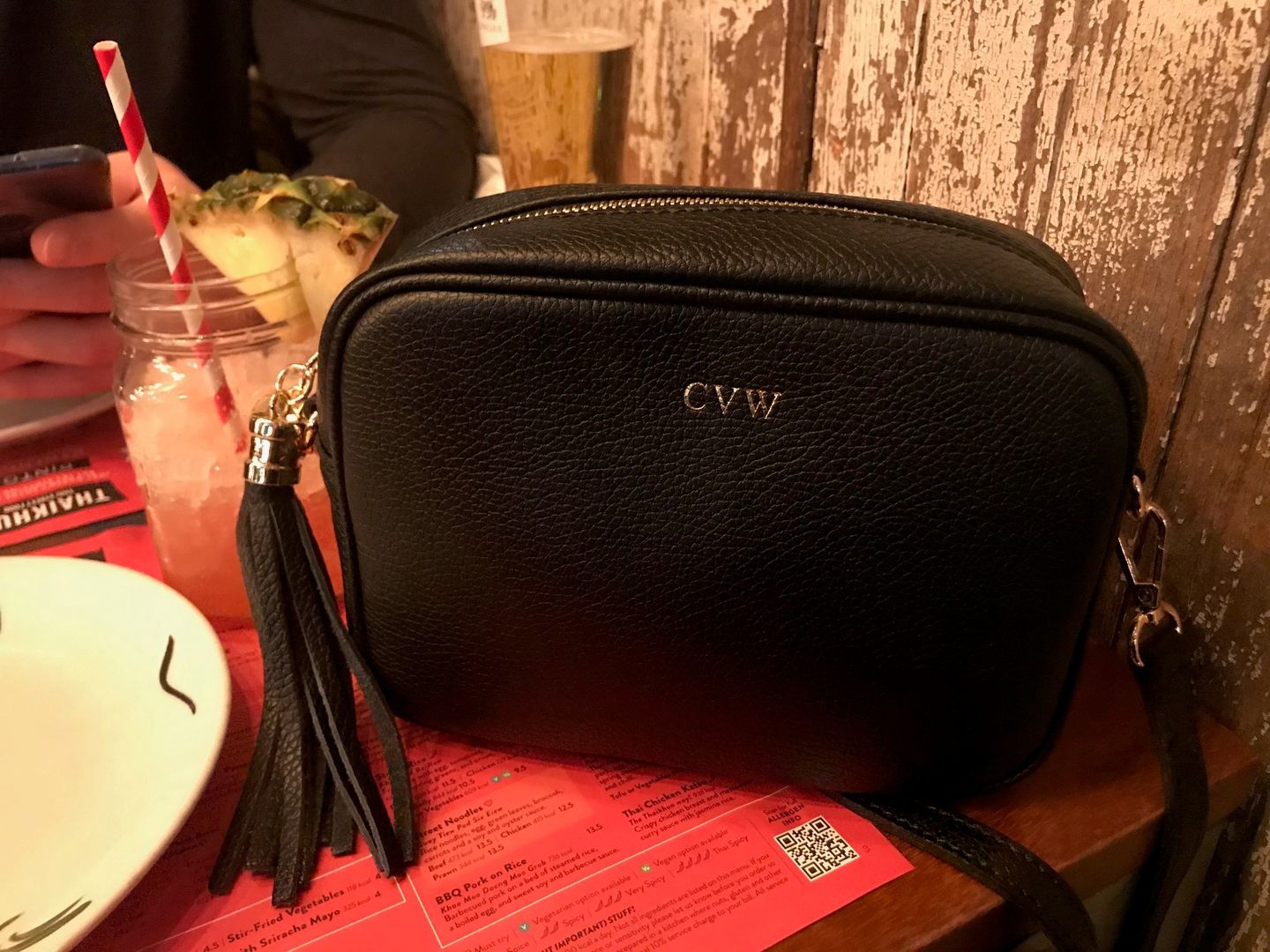 Customer photo review of Leather Lady Cross Body Bag