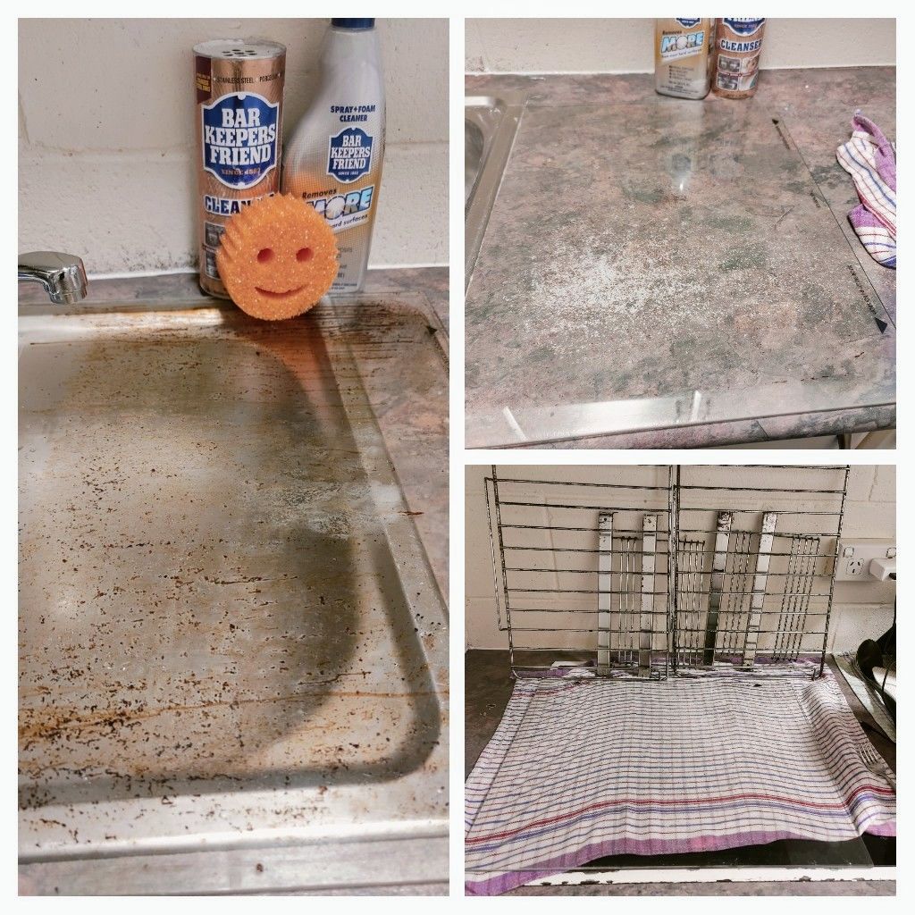 Customer photo review of Bar Keepers Friend Cleanser (Large) 595g