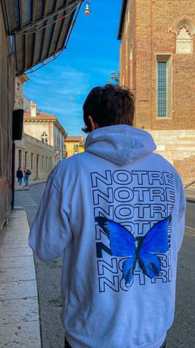 Customer photo review of Felpa Hoodie Notre Butterfly