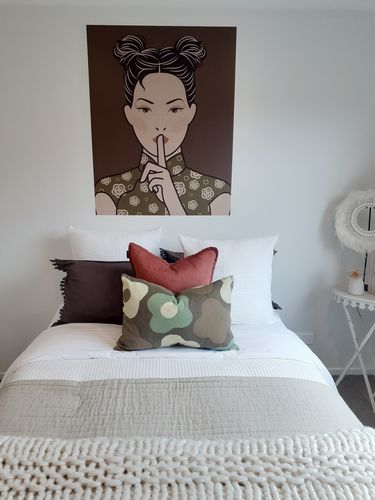 Customer photo review of Akari or Himari Mural Wallpaper