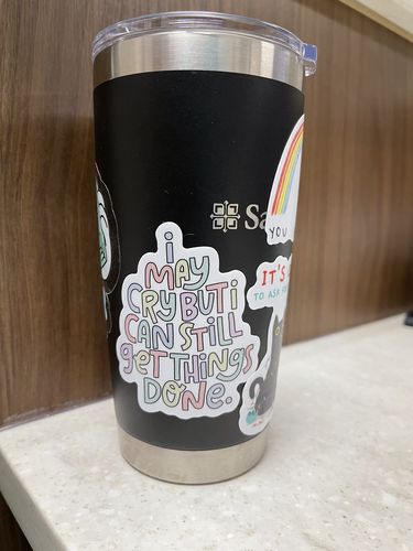 Customer photo review of It's OK To Ask For Help (Black Cat)