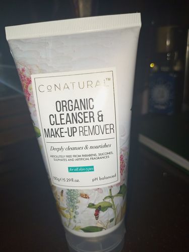 Customer photo review of Organic Cleanser & Make-up Remover