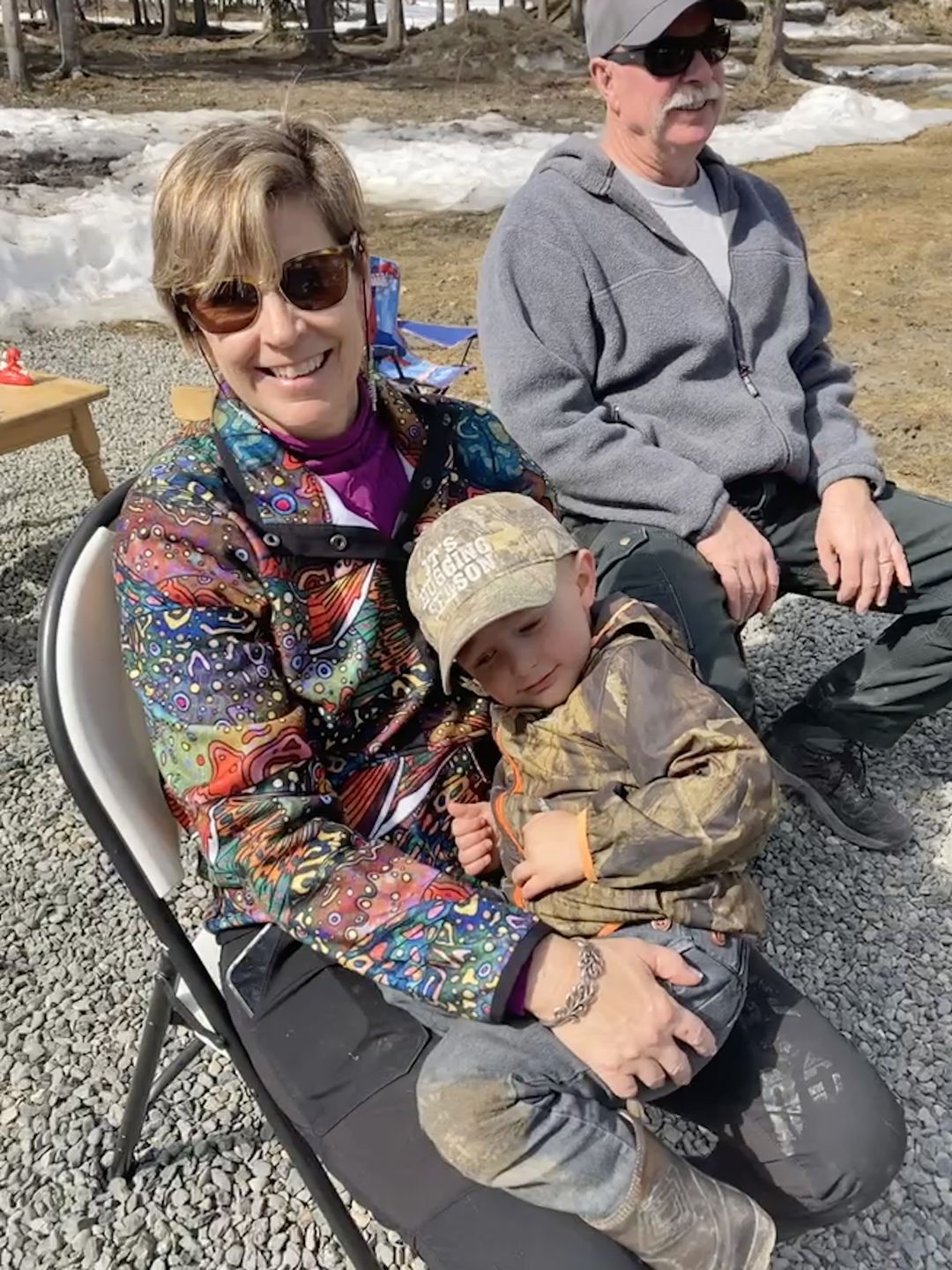 Customer photo review of Brookie Riffle Snap Fleece
