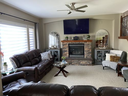 Customer photo review of Silver Arch Mirror (28" x 41.5")