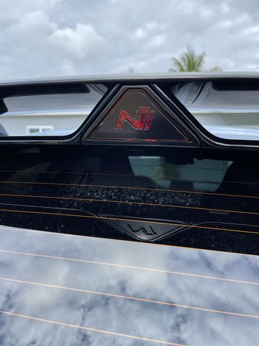 Customer photo review of Veloster N Brake Light Overlay
