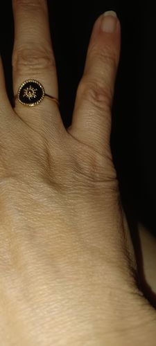 Customer photo review of Bague Helia Noire
