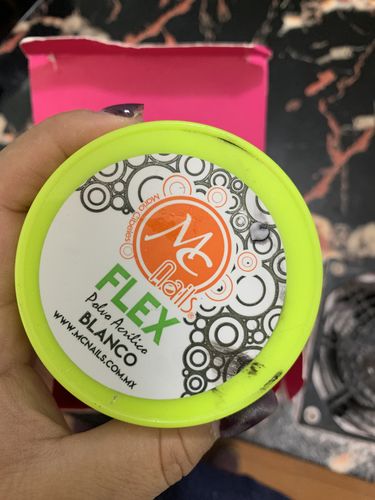 Customer photo review of Acrílico Blanco 1 oz MC Nails