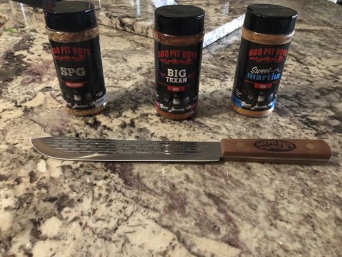 Customer photo review of 10" Stainless BBQ Knife