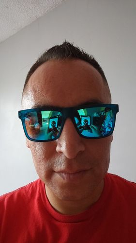 Customer photo review of Fuzz Blue