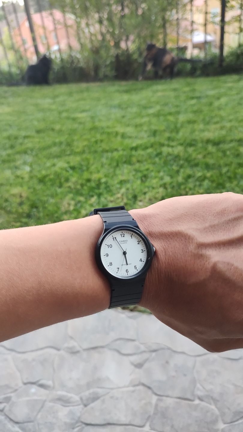 Customer photo review of Reloj Casio Vintage MQ-24-7BLDF Blanco Números