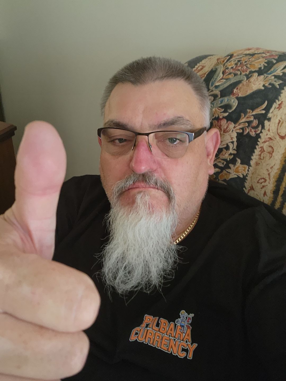 Customer photo review of Get Blind Tee