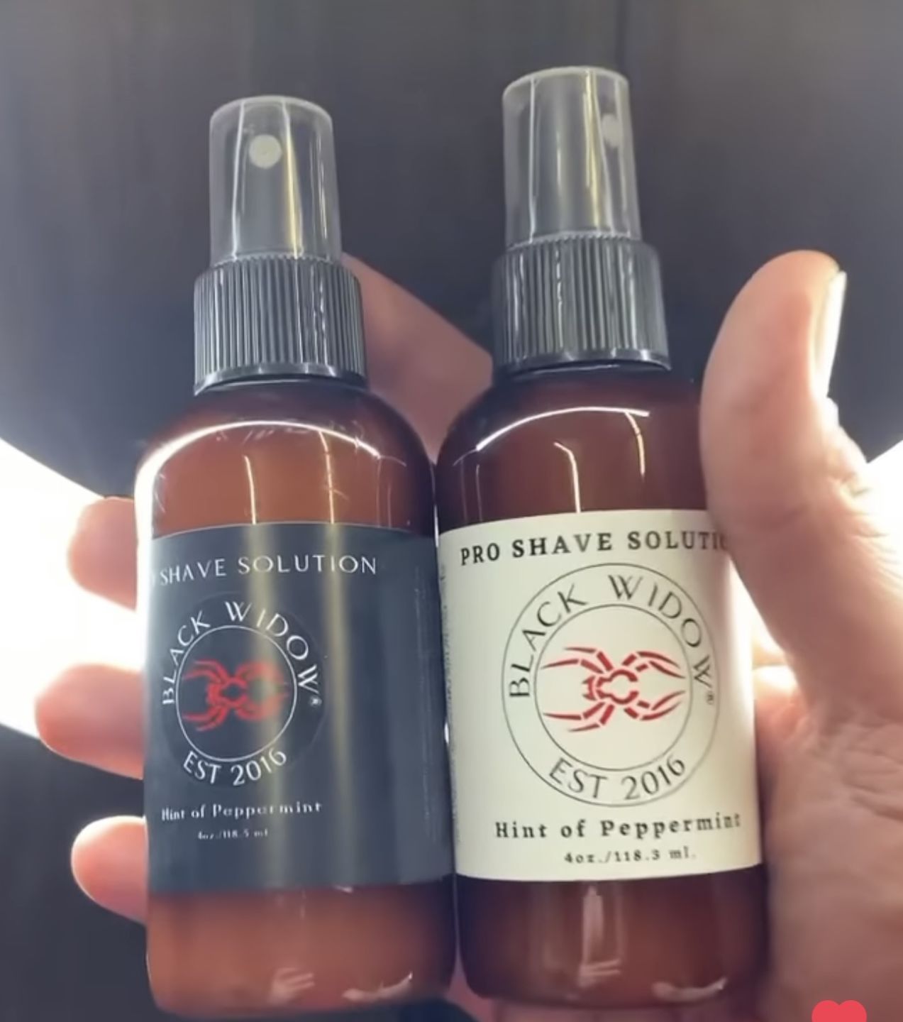 Customer photo review of PRO SHAVE SOLUTION (4 oz)