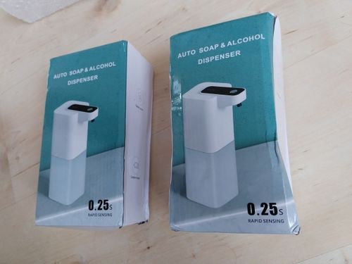 Customer photo review of Foam Liquid Soap Dispenser Automatic Soap Dispensers for Bathroom Touchless Dish Soap Dispenser Electric Hand Free Soap Pump