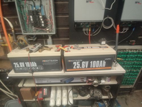 Customer photo review of Power Queen 24V 100Ah Deep Cycle Lithium Battery