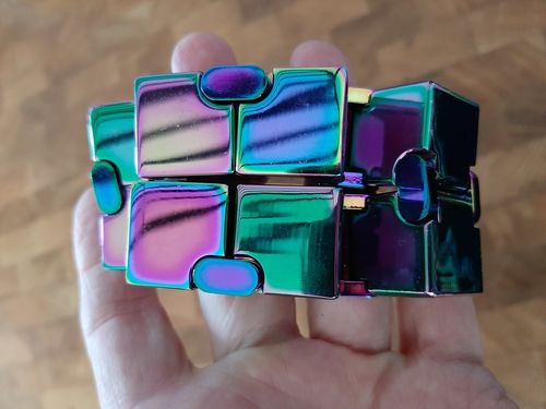 Customer photo review of Oil Slick Infinity Cube  165grams - World Exclusive