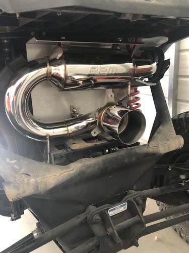 Customer photo review of RPM-SxS X3 Slip On Exhaust Sport Muffler Can Am Maverick X3 Turbo R & RR 2017-2022