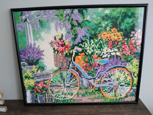 Customer photo review of Bloemen Fiets | Voorraad
