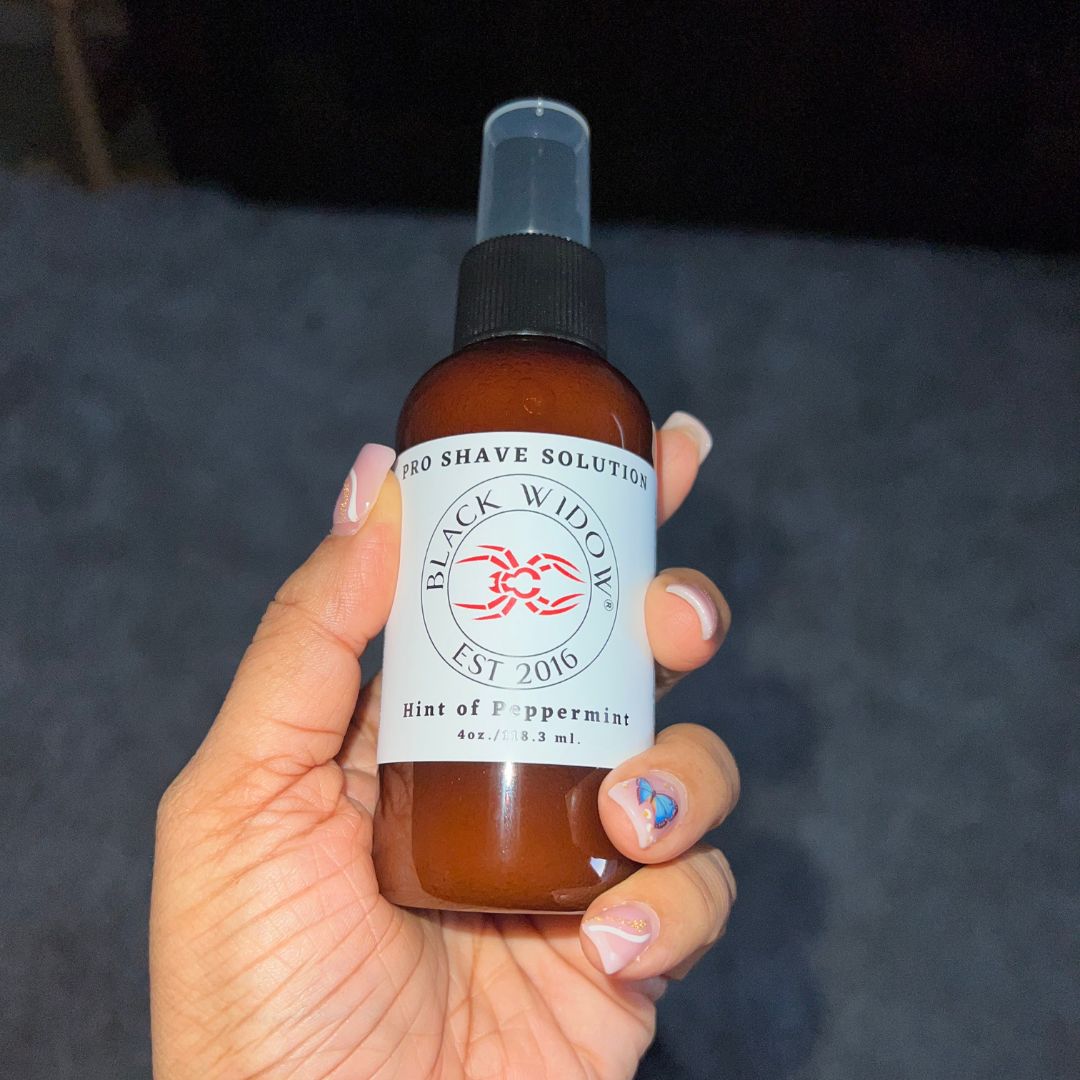 Customer photo review of PRO SHAVE SOLUTION (4 oz)