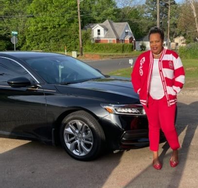 Customer photo review of Delta Sigma Theta Cardigan