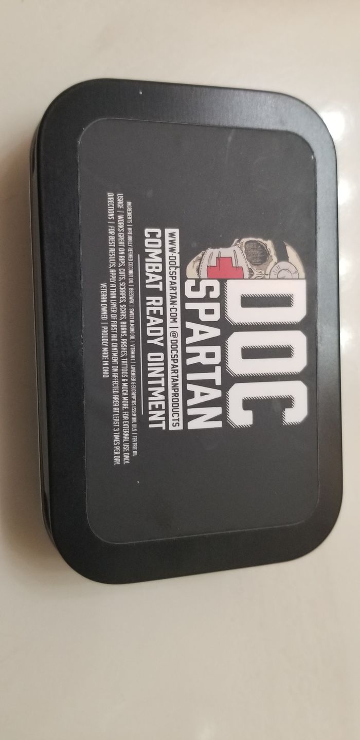 Customer photo review of Combat Ready Ointment - Big Tin
