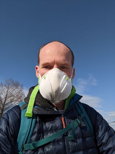 Customer photo review of Stealth P3 Dental Face Mask