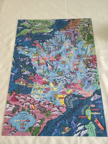 Customer photo review of Wine Puzzle - France