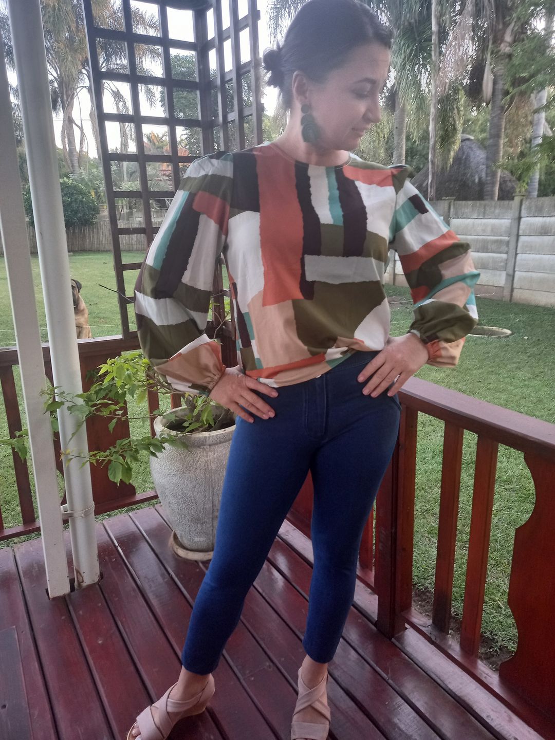 Customer photo review of Butt lifting Jeggings - Dark Blue