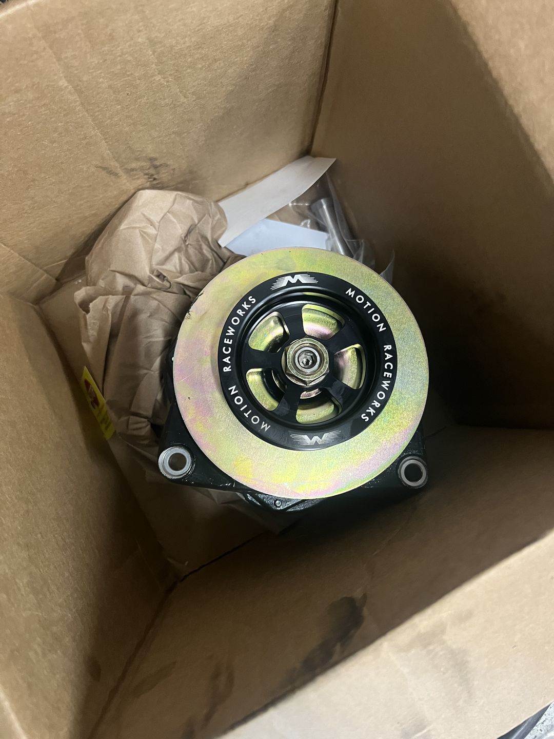 Customer photo review of Motion Raceworks LS 3.5" OD Overdrive Alternator Pulley