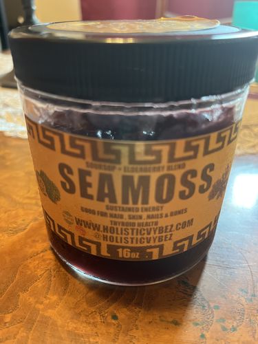 Customer photo review of Elderberry and Soursop Infused Sea Moss Gel