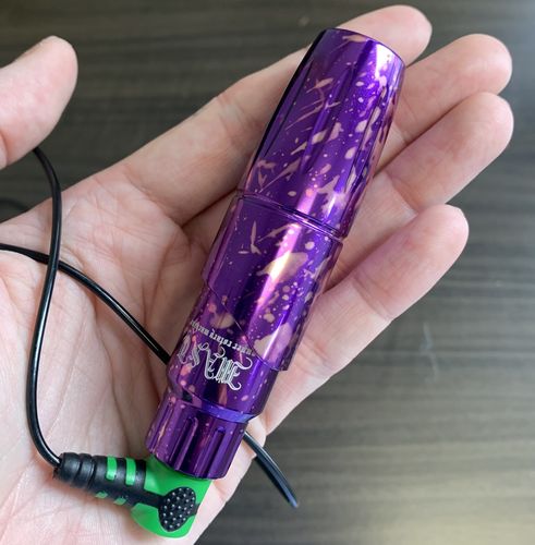 Customer photo review of Mast Tour PMU Tattoo Machine - Purple Camo