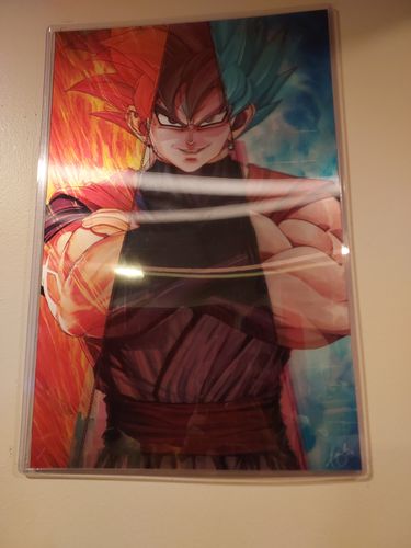 Customer photo review of 3D Triple Transition [Colors of a Warrior] Lenticular Print