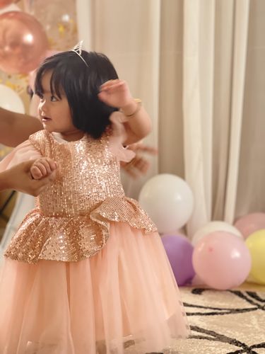 Customer photo review of Elegant Girls Lace Sequins Princess Dress