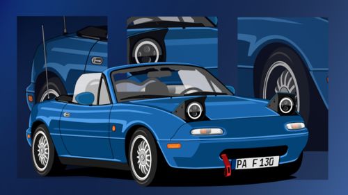 Customer photo review of Dein Fahrzeug als digitale Zeichnung